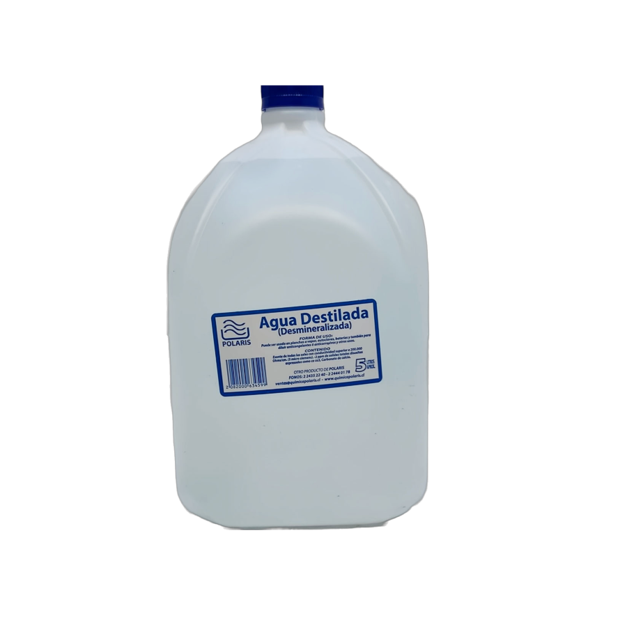 agua destilada x 5 litros - Giannis