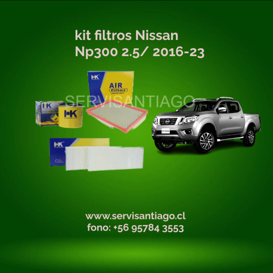 Kit filtros Nissan Np300...