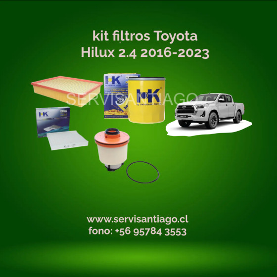 Kit Filtros Toyota Hilux...