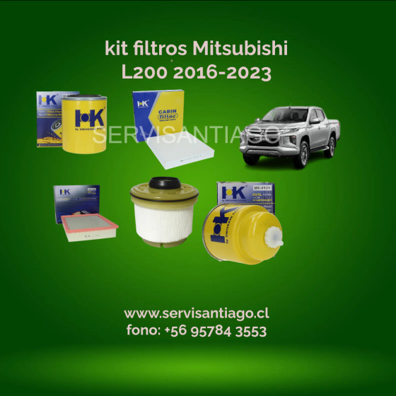 Kit Filtros Mitsubishi L200...