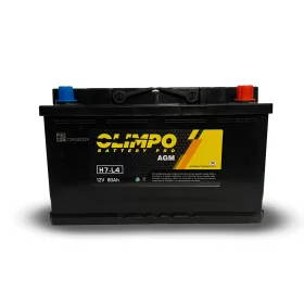 BATERIA 80AH OLIMPO AGM LN4 CCA800 (- +)